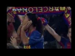 Barcelona- Werder Bremen Piękny gol Ronaldinho