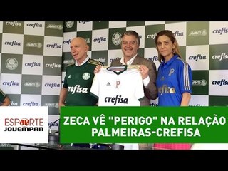 Zeca faz alerta e vê "perigo" na relação Palmeiras-Crefisa
