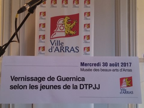 Discours de M. Frédéric Leturque, Maire d'Arras - Vernissage de Guernica - Musée des Beaux Arts d'Arras