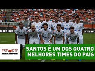 Santos de Dorival é um dos quatro melhores times do Brasil