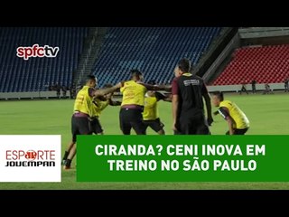 Скачать видео: Ciranda? Rogério Ceni inova em treino no São Paulo