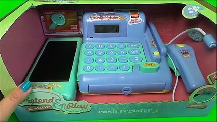 Worlds Best Deluxe Wooden Toy Cash Register Till & Scanner Set with the Minions