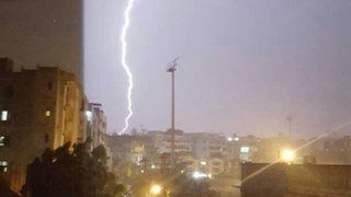 Thunderstorm in Karachi