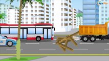 Big Truck & Crane Excavator in Kids Cartoon Compilation Children Video Animation for toddlers