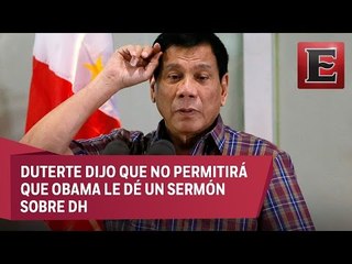 Obama cancela reunión con presidente de Filipinas por insulto