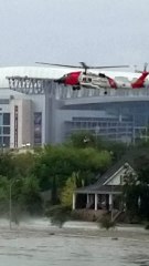 Emergency Airlift in Houston, Texas due to Hurricane Harvey