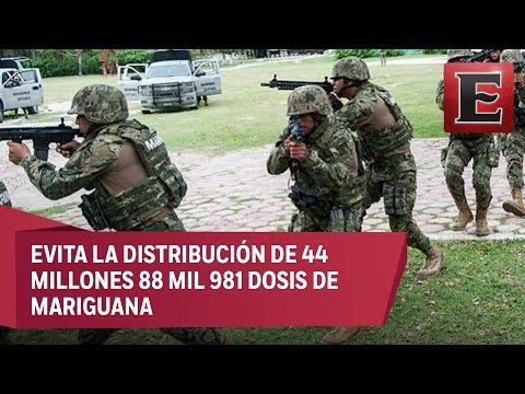 Semar captura criminales, decomisa droga y armas