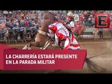 Charros y escaramuzas en el desfile del 16 de septiembre