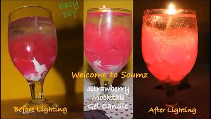 HOW TO MAKE BEAUTIFUL GEL CANDLE