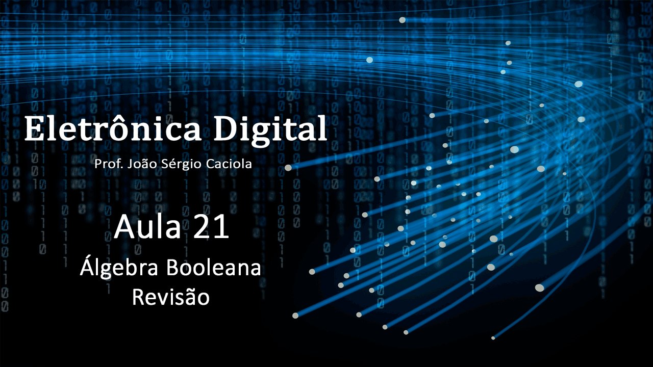 Aula 21 - Álgebra Booleana - Revisão