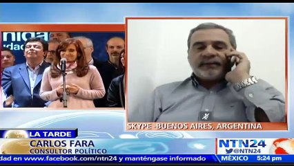 Video herunterladen: “Cristina Kirchner no sería en todo caso la jefa de la oposición, sería un personaje importante en el Senado”: Carlos Fara, consultor político sobre elecciones legislativas en Argentina