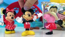 Nick Jr PEPPA PIGs Holiday Plane Playset Travel Toy Hunting, Surprises Mickey Minnie Mous