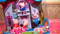 Papi de lujo Casa momia cerdo y casa de Peppa Pig Peppa Peppa de Juego abierto