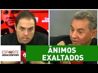 Spimpolo se exalta e discute com Flavio Prado por causa de R. Ceni