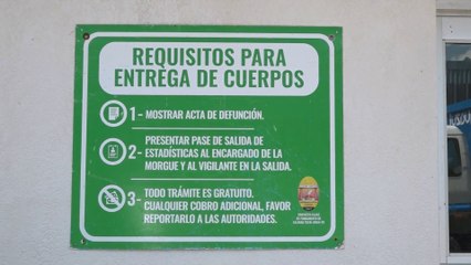 Cadáveres abandonados en morgue del Mario Rivas