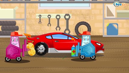 Learn Colors Cars For Kids With Trucks Cartoon For Babies Full Episodes In English 2017 Animation