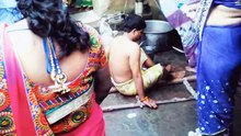 Desi_Marriage__Bath_by_Ladies__Indian_Hindu_marriage_system__Akbarpur,_Malipur__