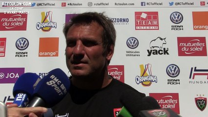 Conférence de presse d'avant-match Clermont/Toulon TOP 14 J2