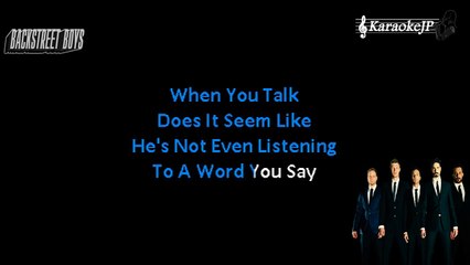 Backstreet Boys - All I Have To Give (Karaoke)