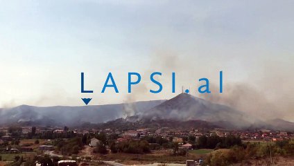 Zjarri ne Bushat te Shkodres
