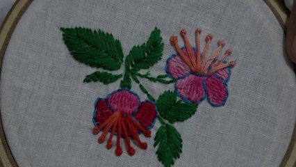 Hand Embroidery: Hand Stitch: Varat Stitch / Satin Stitch