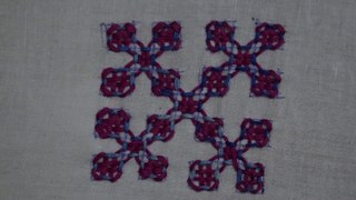 Hand Embroidery: Hand Stitch: Gujrati Stitch