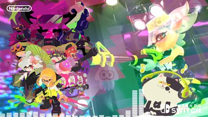 【作業用BGM】スプラトゥーン2 ラストバトル 『ボムラッシュの夜(スミソアエの夜)』Tide Goes Out Remix_Squid Sisters耐久版【Splatoon2】