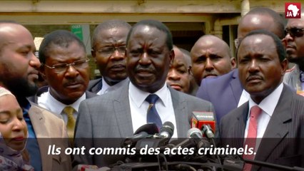 Pour Raila Ondinga, l'annulation de la présidentielle kényane est "historique pour l'Afrique"