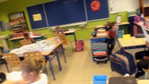 Mons, Lisa, sourde à l'école du Trieu .Vidéo Eric Ghislain