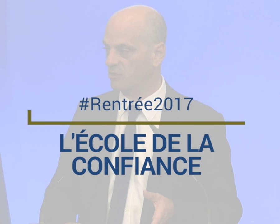 L'école de la confiance