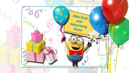 Alles Gute zum Geburtstag Greta