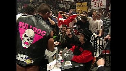 Vince and Bret's Hockey Fight - July 21, 1997