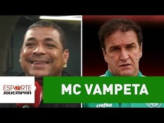 Vampeta canta "Malandramente" para comentar volta de Cuca