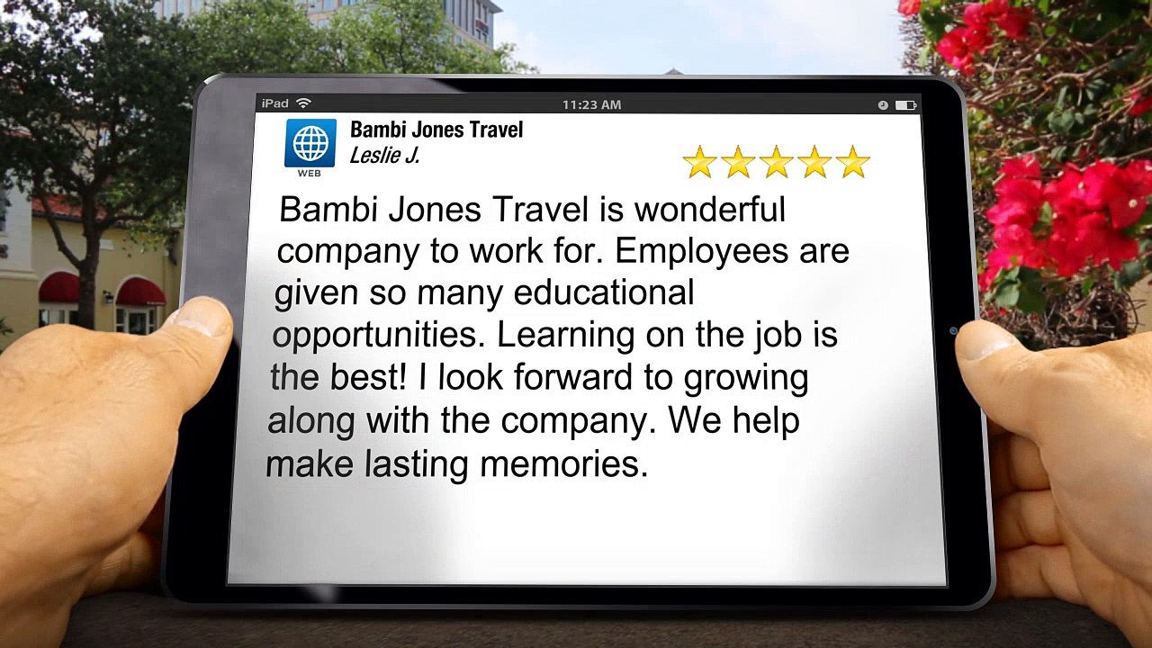 Bambi Jones Travel New York Superb 5 Star Review by Leslie Jones