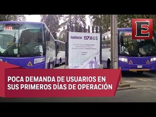 Desconocen capitalinos el nuevo servicio de transporte SVBUS