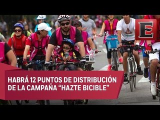 CDMX obsequiará chalecos y placas reflejantes a ciclistas