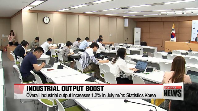 Overall industrial output increases 1.2%