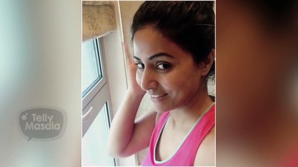 Hina Khan Enjoys Crazy Monsoons | TellyMasala