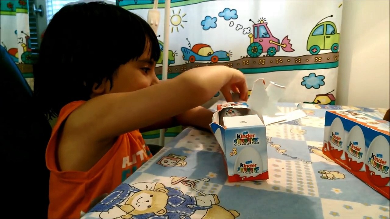 #1 Opening Kinder surprise egg: spiderman toy - Baby Toys كندر سبرايز