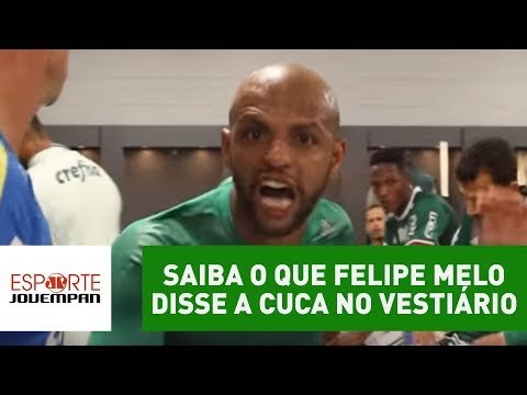 SAIBA o que Felipe Melo disse a Cuca no vestiário do Mineirão!