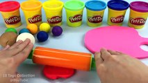 Learn Rainbow Colors with Play Doh Paint Palette * Creative DIY Fun for Kids * RainbowLear