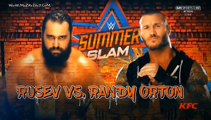 randy orton vs rusev full match wwe summerslam 2017