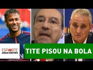 "Chamar Neymar? Pra quê? Tite pisou na bola", critica Wanderley