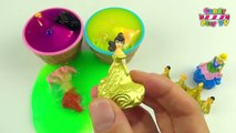 Disney Princess SLIME CAKE GAME Surprise Toys Blind Bags Dolls Cinderella Ariel Elsa Elena