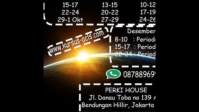 0878-8969-9789 Jadwal Pelatihan ACLS 2017