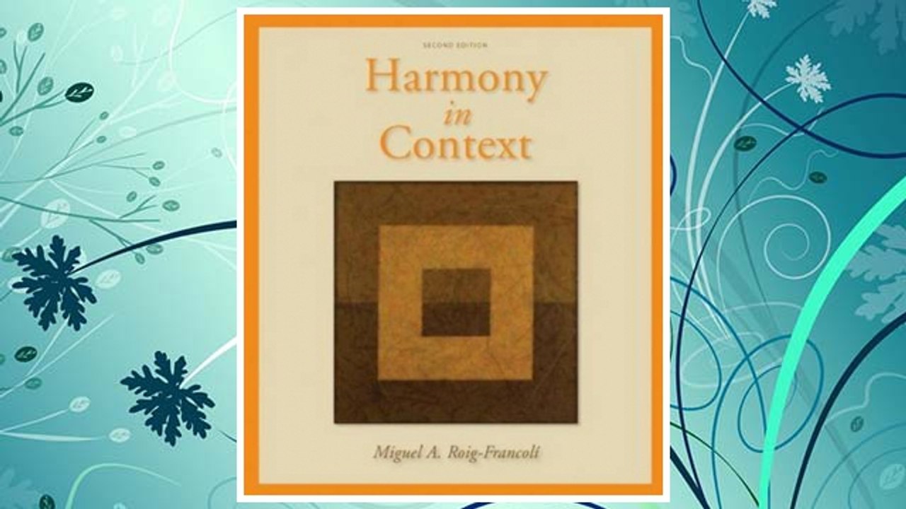 Harmony in Context (B&B Music) FREE Download PDF