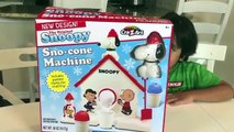 Cono para de Niños máquina fabricante película miseria nieve el juguete ♥ ♥ ♥ snoopy ryan toysreview