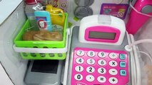 Bebé dinero en efectivo muñeca para completo tienda de comestibles registro escáner compras supermercado juguete niño pequeño