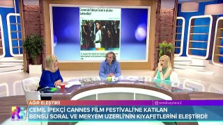 Fahriye Evcen Bensu Soral ve Meryem Uzerlinin Cannesda Giydiği Kıyafetler Çok Konuşuldu