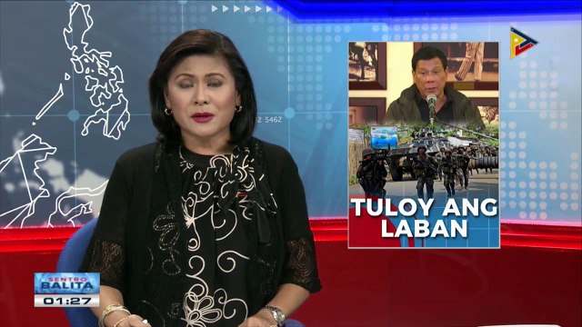 Pres. Duterte: Pwersa ng militar laban sa kriminalidad, iligal na droga at terorismo, mas palalakasin